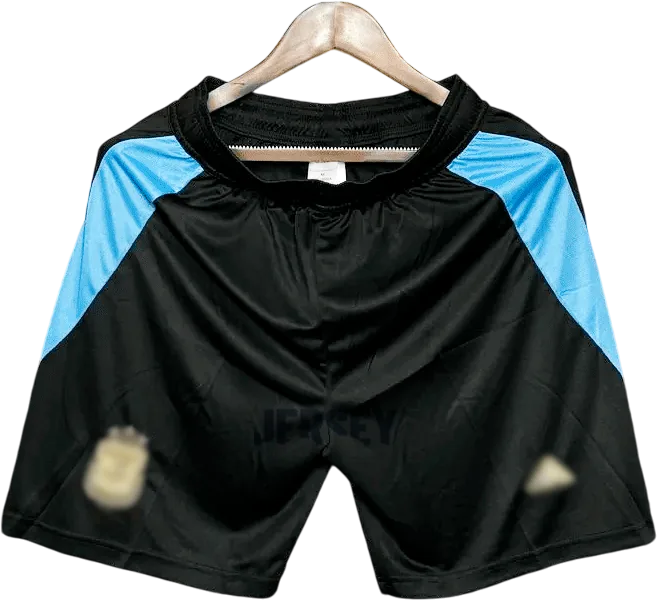 pantalón corto argentina 2024 negro