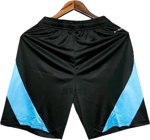 pantalón corto argentina 2024 negro reverso