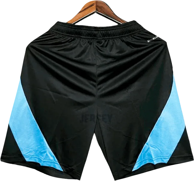 pantalón corto argentina 2024 negro reverso