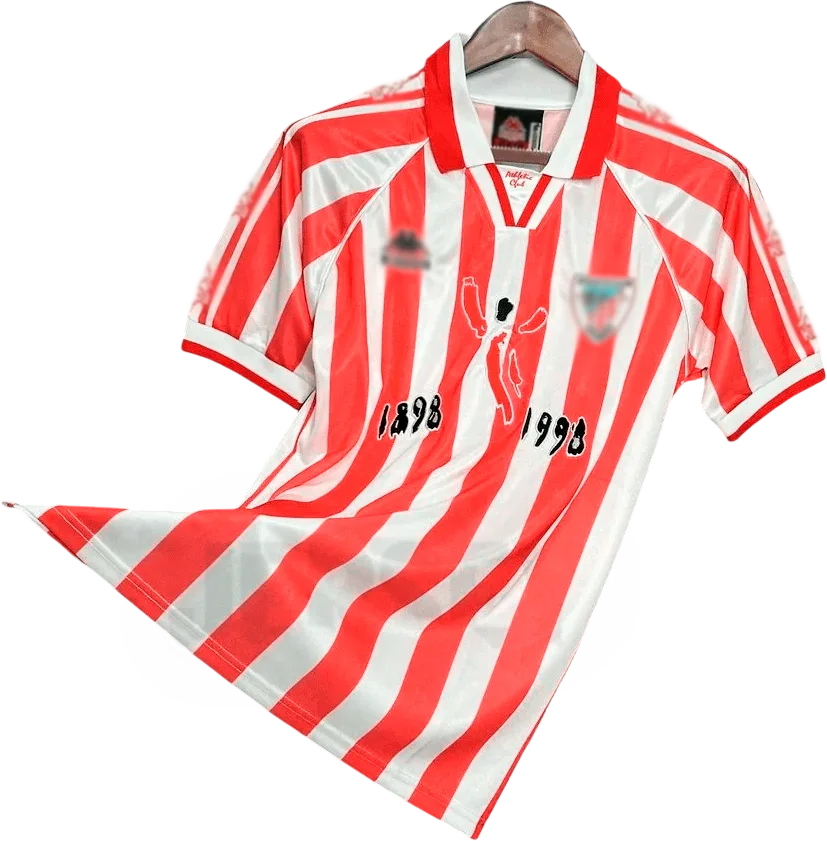 Camiseta Athletic Club de Bilbao 100th aniversario 1998