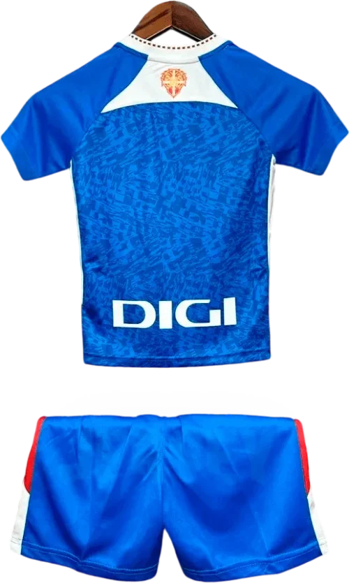 camiseta athletic club 2024 25 versión infantil visitante reverso