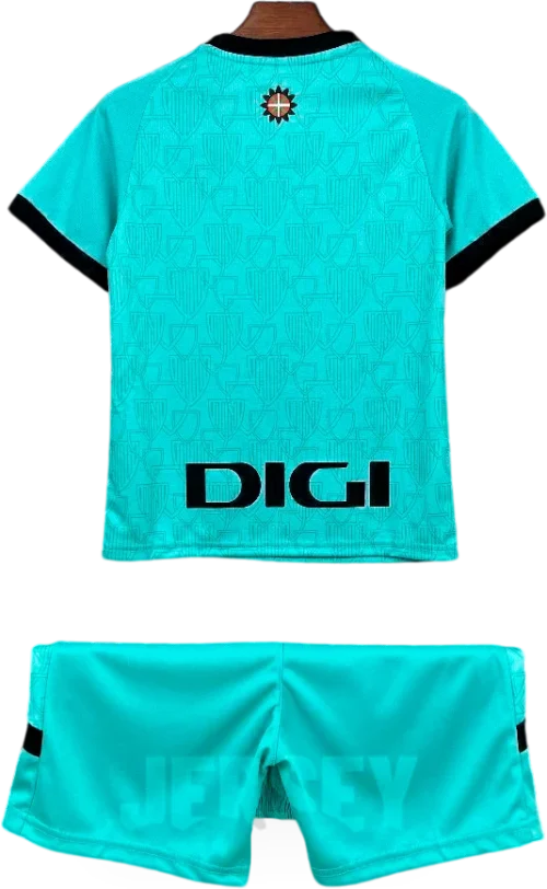 camiseta athletic club 2025 26 visitante versión infantil reverso