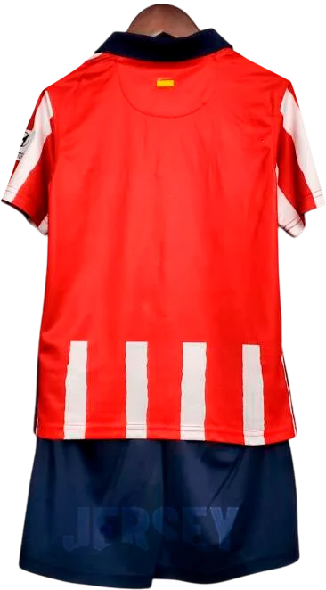 camiseta atlético de madrid 2020 versión infantil reverso