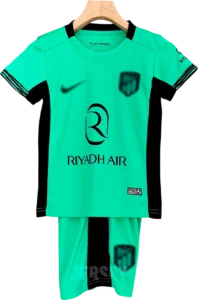 camiseta retro atletico de madrid 2023-24 versión infantil tercera