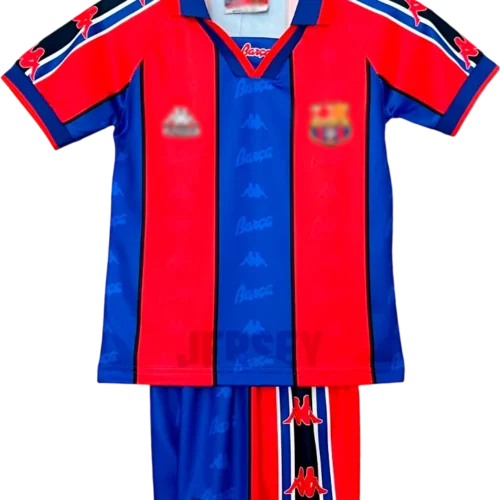 camiseta retro barcelona 1995-97 versión infantil