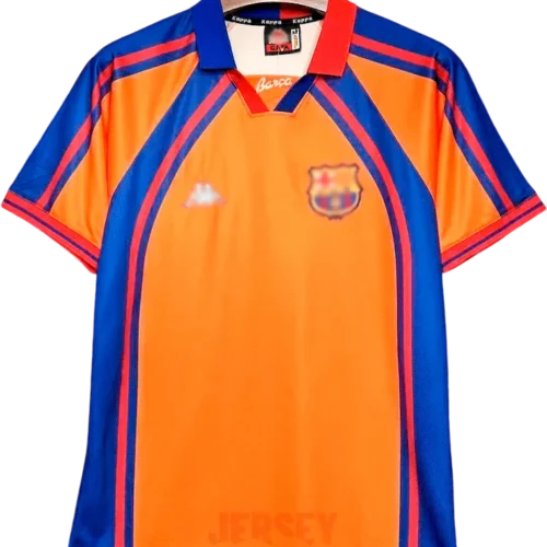 camiseta barcelona 1997-98 champions league visitante