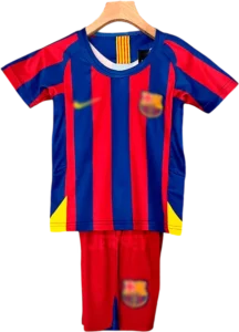 camiseta retro barcelona 2005-06 versión infantil