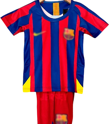 camiseta retro barcelona 2005-06 versión infantil