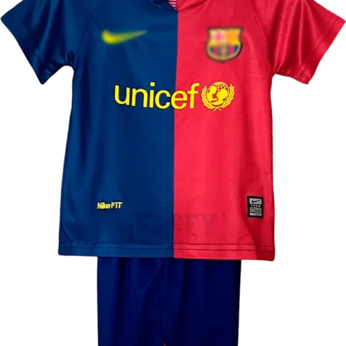 camiseta retro barcelona 2008-09 versión infantil