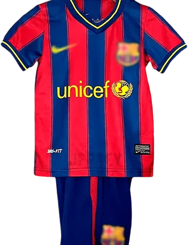 camiseta retro barcelona 2009-10 versión infantil
