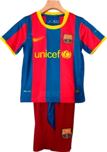 camiseta retro barcelona 2010-11 versión infantil