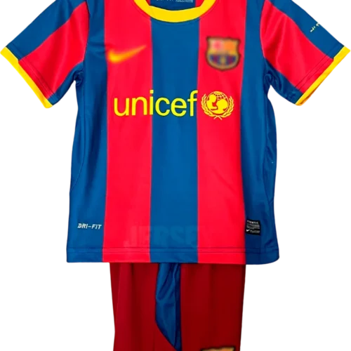 camiseta retro barcelona 2010-11 versión infantil