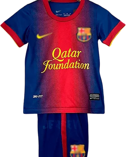 camiseta retro barcelona 2012-13 versión infantil