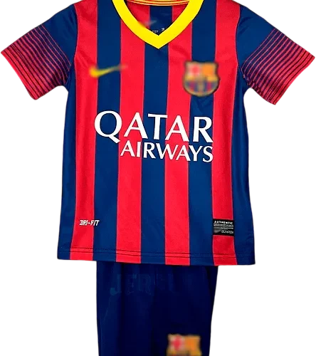 camiseta retro barcelona 2013-14 versión infantil