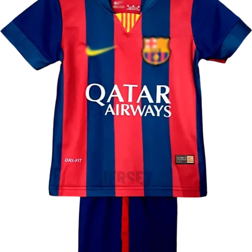 camiseta retro barcelona 2014-15 versión infantil