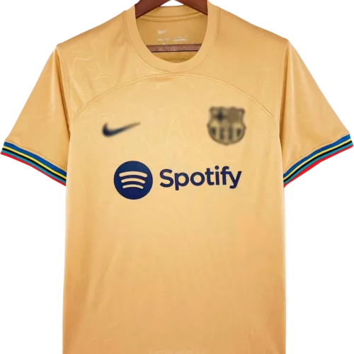 camiseta retro barcelona 2022-23 visitante