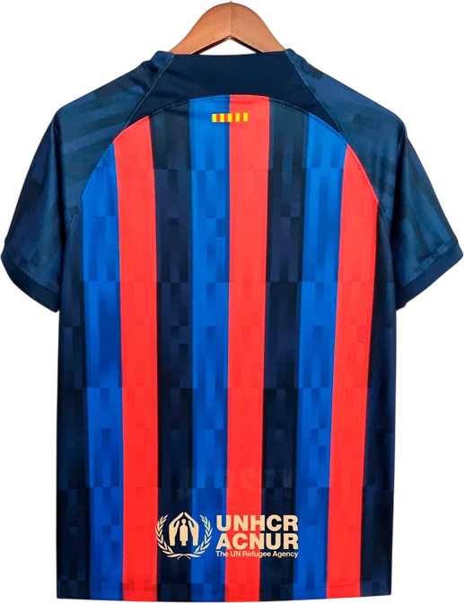 camiseta retro barcelona 2022-23 reverso