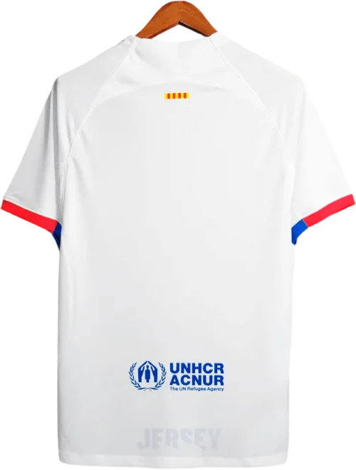 camiseta retro barcelona 2023-24 visitante reverso
