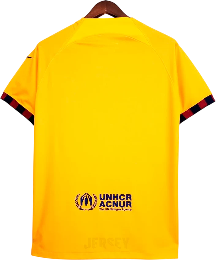 camiseta retro barcelona 2023-24 cuarta reverso