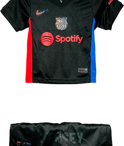 camiseta retro barcelona 2024-25 versión infantil visitante
