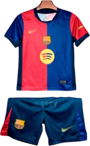 camiseta retro barcelona 2024-25 versión infantil