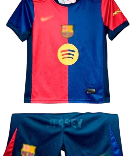 camiseta retro barcelona 2024-25 versión infantil