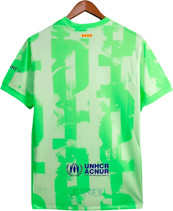 camiseta retro barcelona 2024-25 tercera reverso