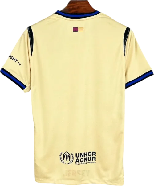 camiseta retro barcelona 2025-26 visitante reverso