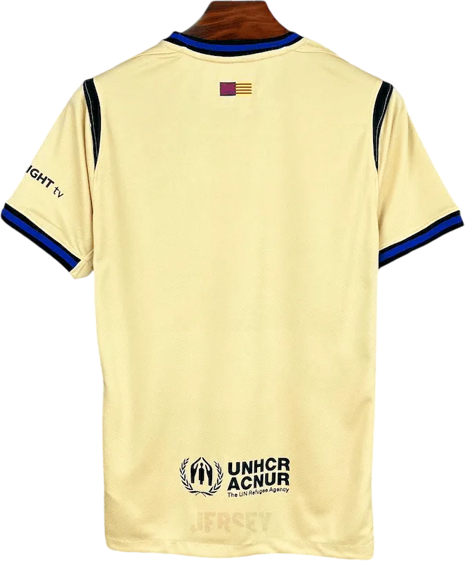 camiseta retro barcelona 2025-26 visitante reverso