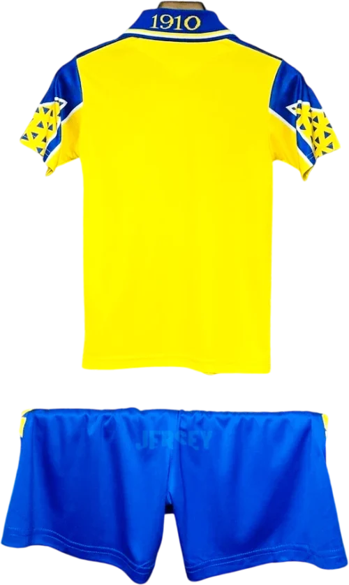 camiseta cádiz 2024 25 versión infantil local reverso