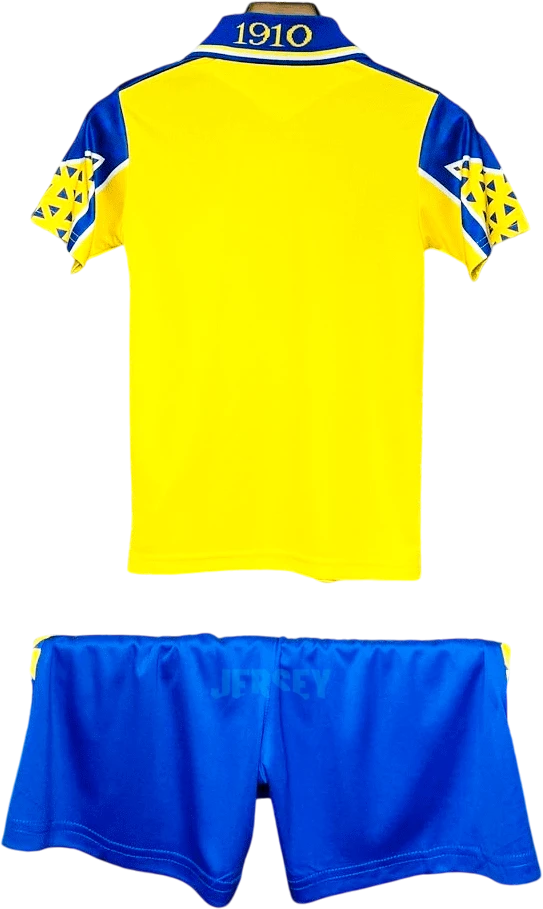 camiseta cádiz 2024 25 versión infantil local reverso
