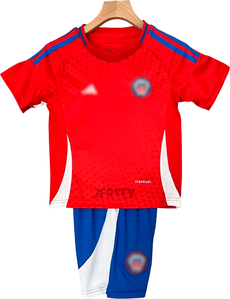 camiseta de la selección chilena 2024 versión infantil