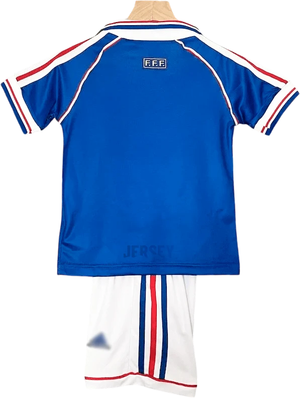 camiseta Francia 1998 versión infantil reverso