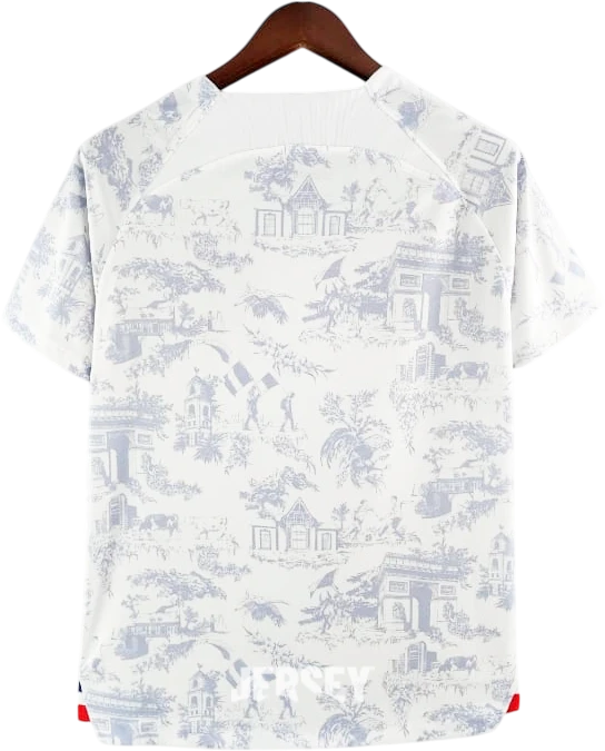 camiseta Francia 2022 visitante reverso