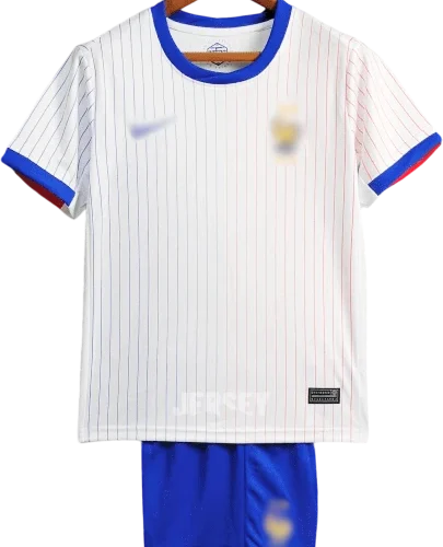 camiseta Francia 2024 versión infantil visitante