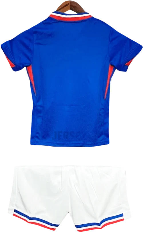 camiseta Francia 2024 versión infantil reverso