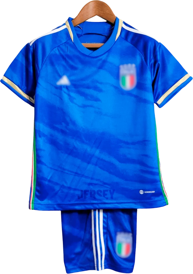 camiseta italia 2023 versión infantil