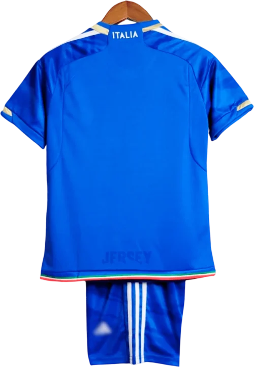 camiseta italia 2023 versión infantil reverso
