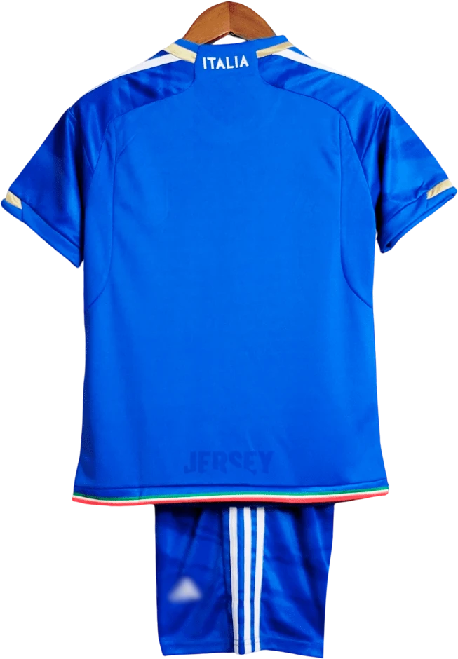 camiseta italia 2023 versión infantil reverso