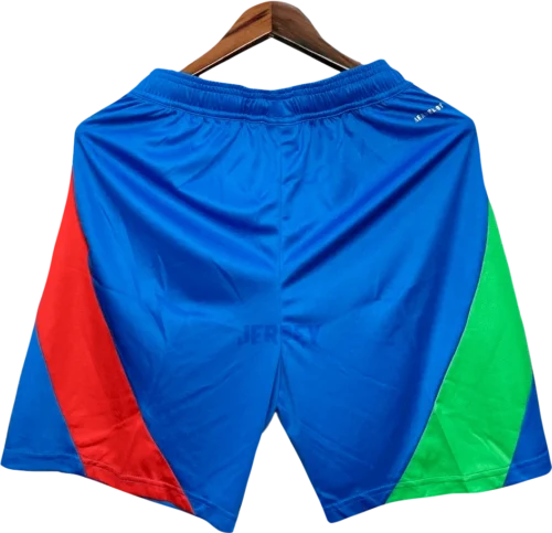 pantalón corto italia 2024 visitante reverso