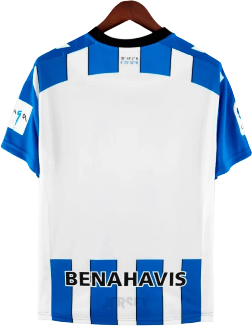 camiseta málaga 2022 23 reverso