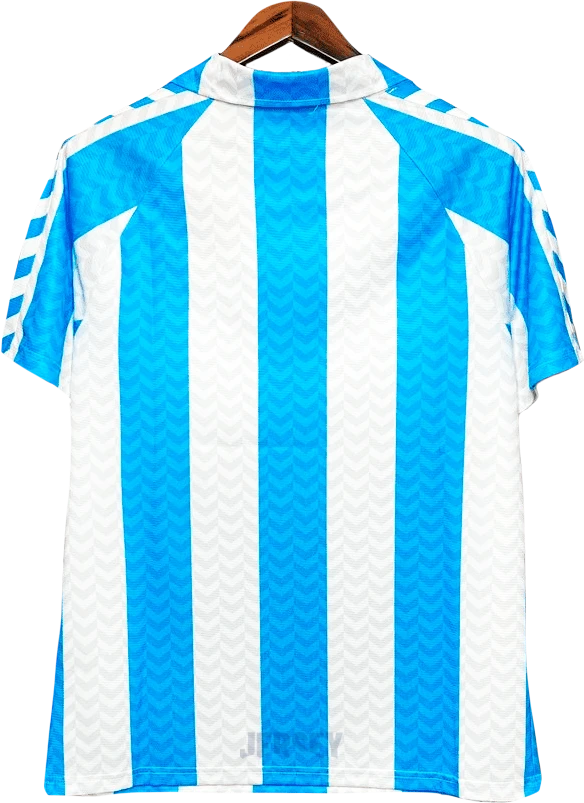 camiseta málaga 2024 25 120 aniversário reverso