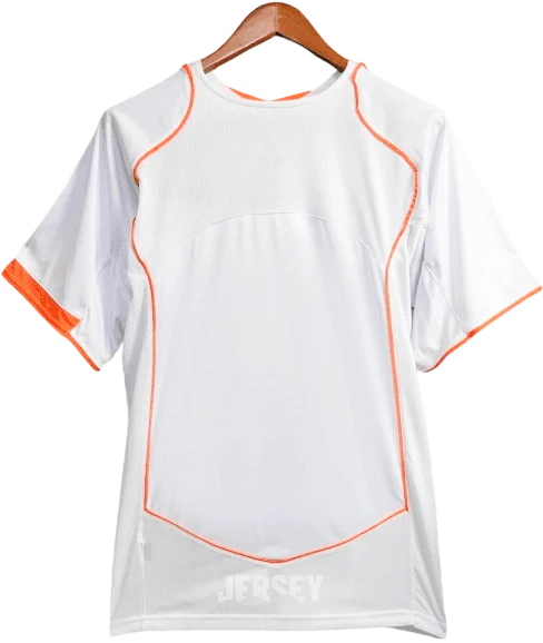 camiseta retro holanda 2004 visitante reverso