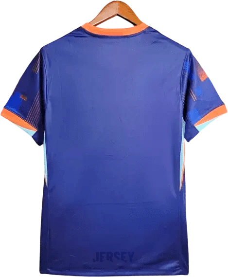 camiseta retro holanda 2024 visitante reverso