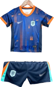 camiseta retro holanda 2024 versión infantil visitante