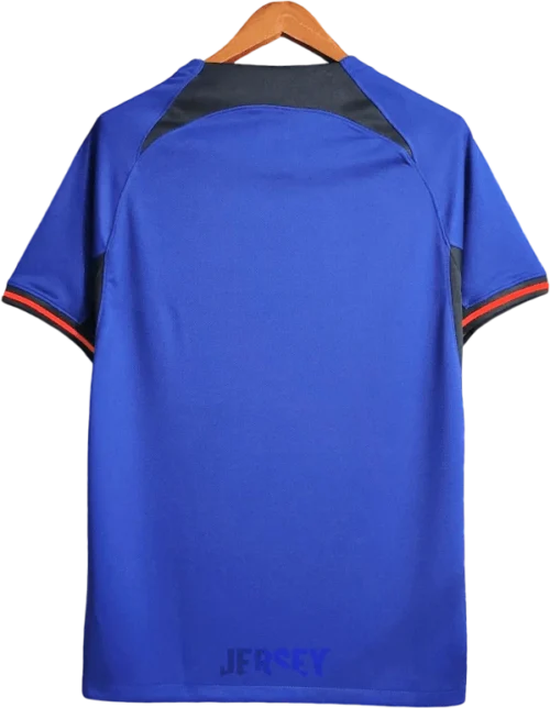 camiseta retro holanda 2022 visitante reverso