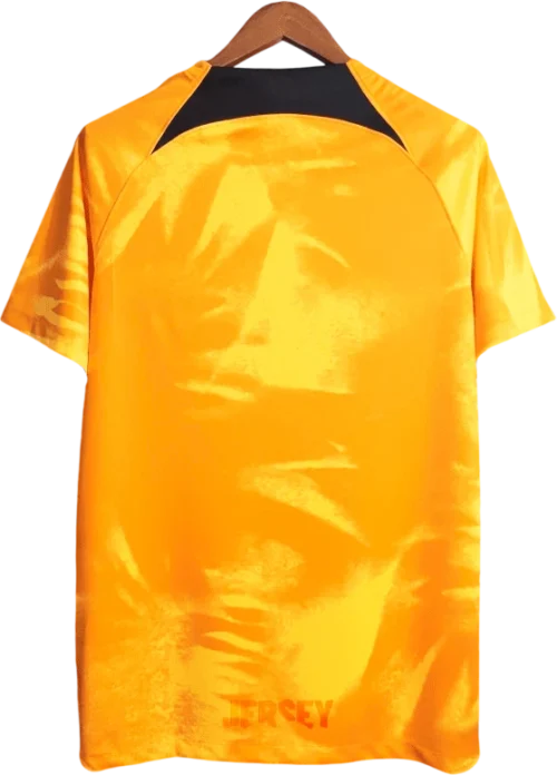 camiseta retro holanda 2022 reverso