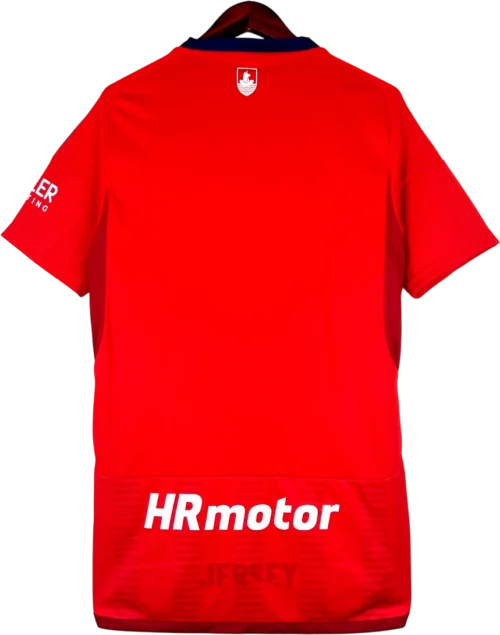 camiseta del osasuna 2023 24 local reverso