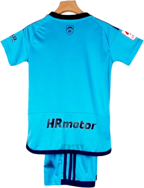 camiseta del osasuna 2023 24 versión infantil visitante reverso