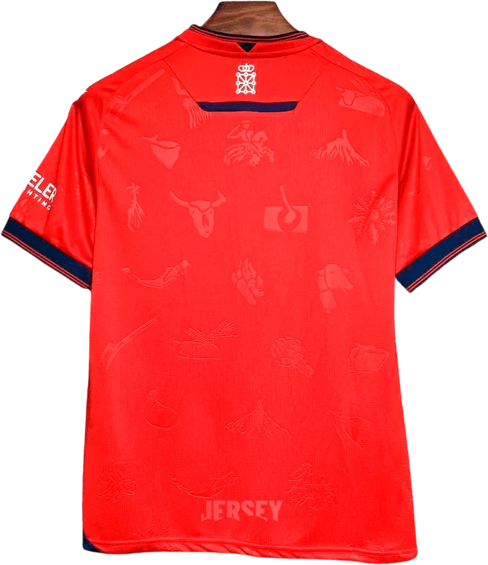 camiseta del osasuna 2024 25 reverso
